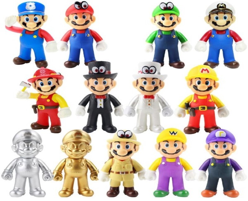 Pixel Perfection: Mario Figurines and Action Figures Delight